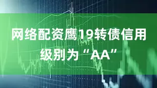 网络配资鹰19转债信用级别为“AA”