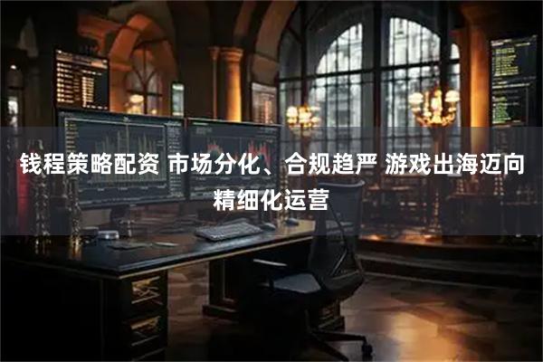 钱程策略配资 市场分化、合规趋严 游戏出海迈向精细化运营